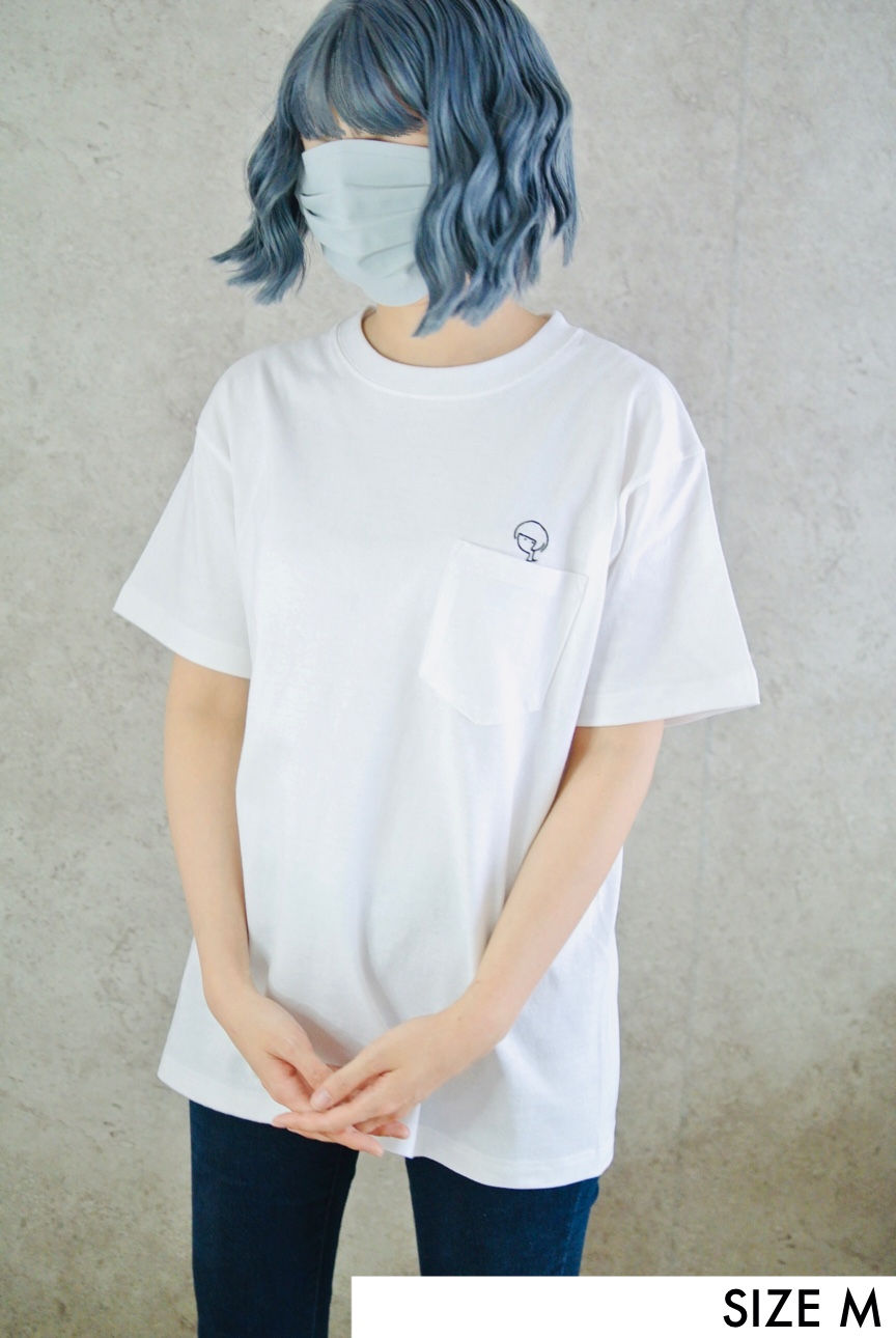 サムネイル： pocket Tee -white-