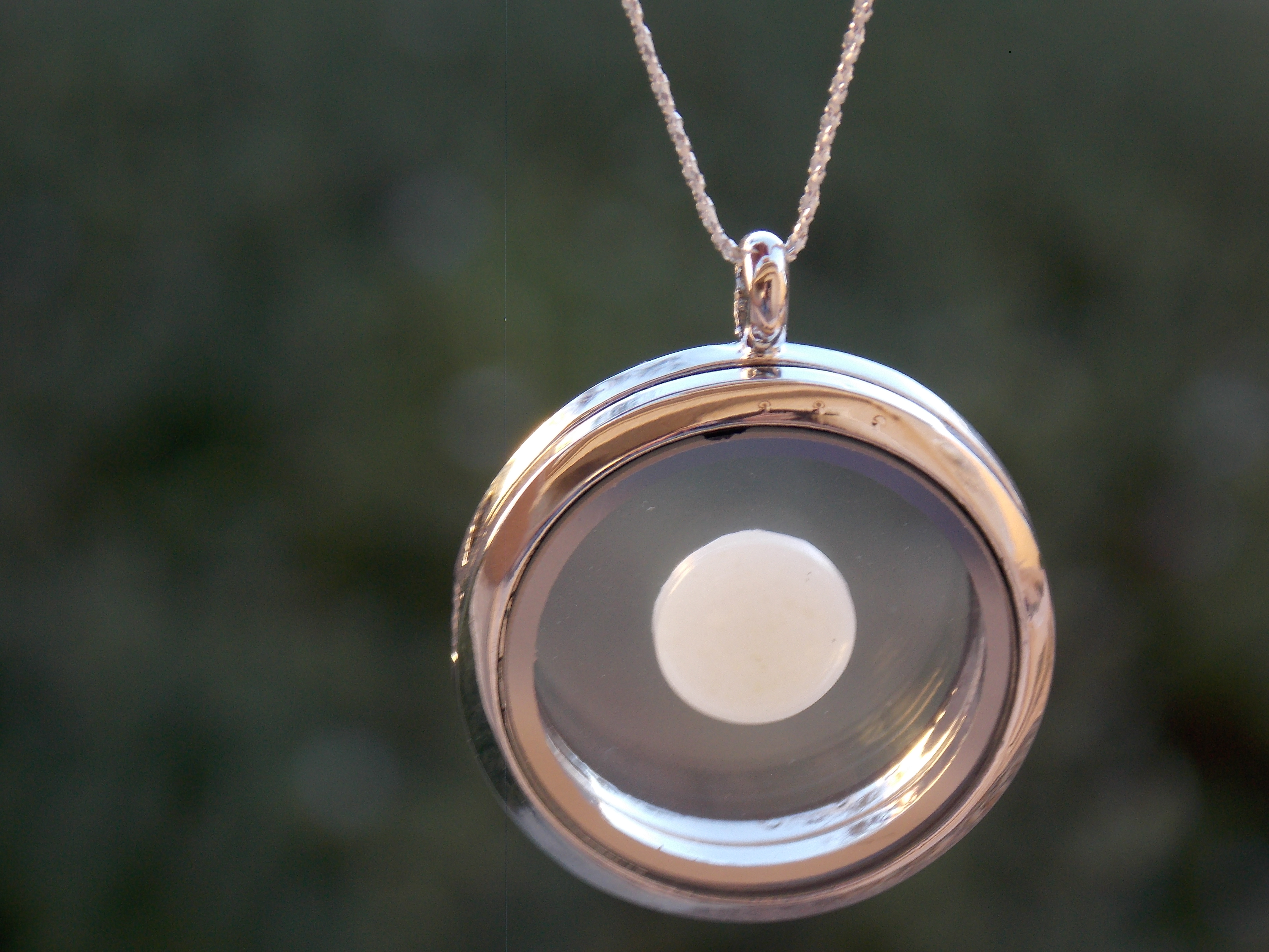 Round Locket + Breast Milk Drop $85