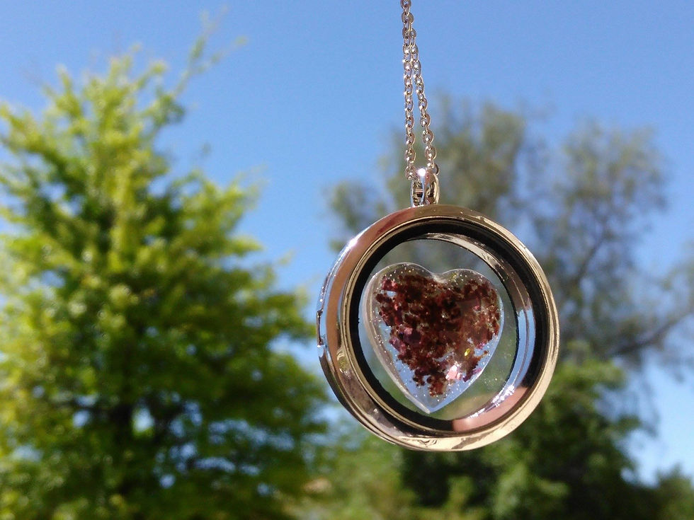 Round Placenta Locket $60