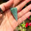 Thumbnail: Crystal Pendulum Point Stones Pendant (Reiki Charged)