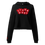 Thumbnail: LIFER DEPT CROP HOODIE (VDAY 25’)