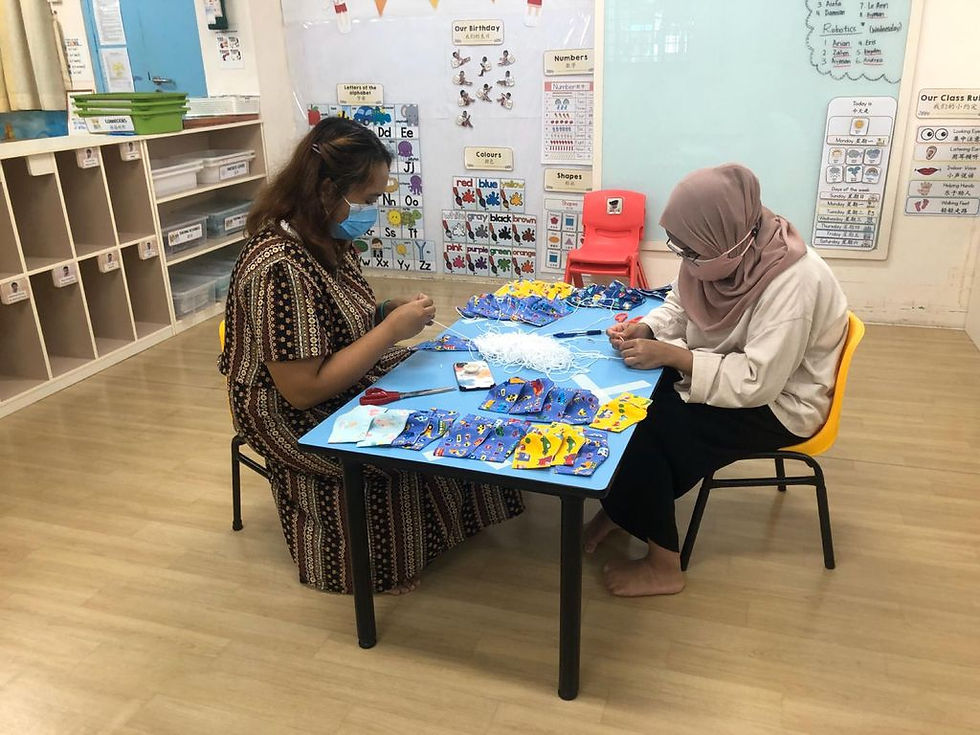 Handmade Mask, with Love!