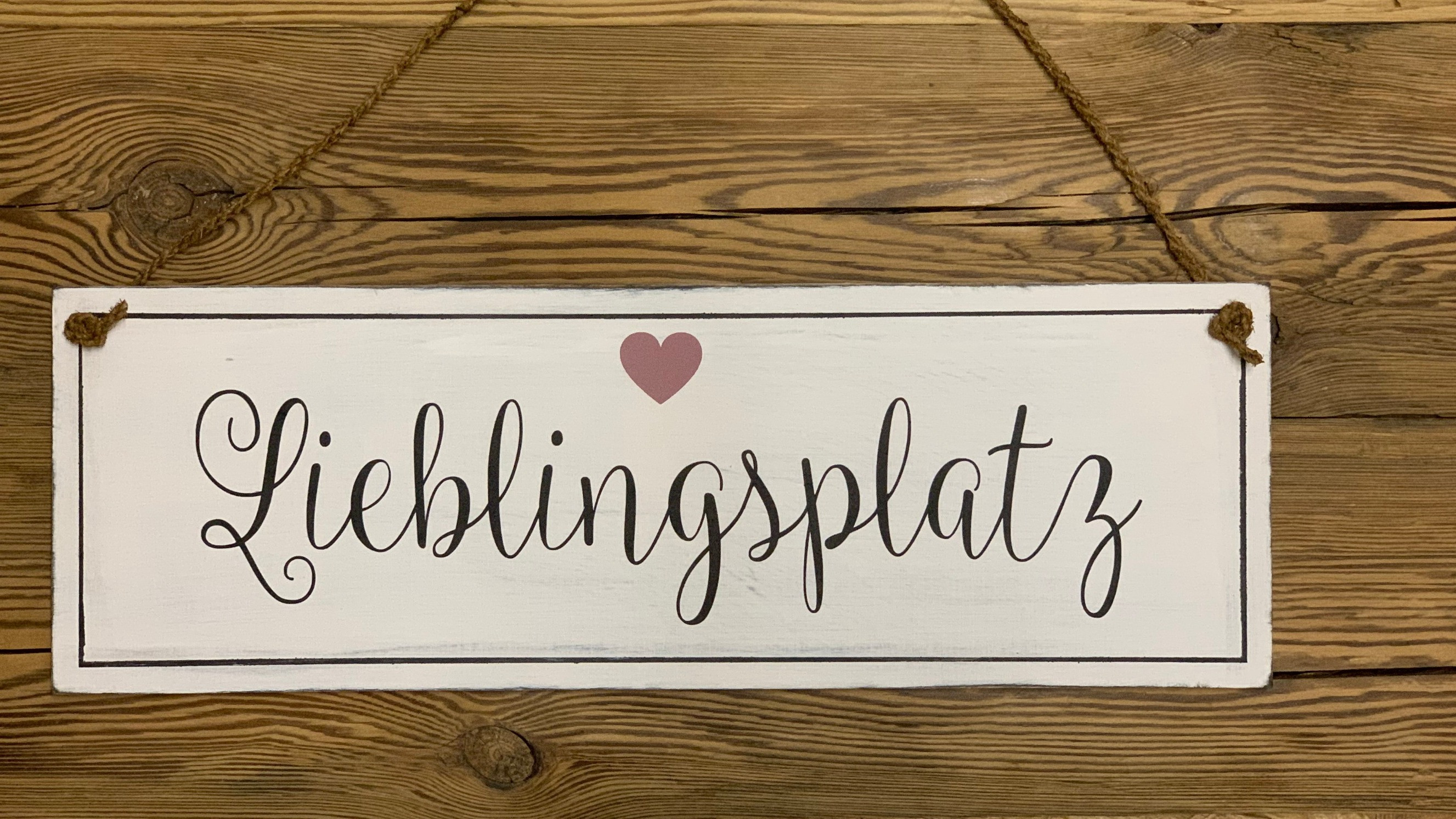 Schild Lieblingsplatz