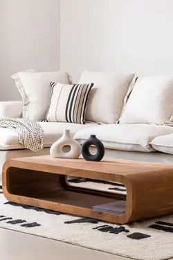 Tavolino da salotto in legno di acacia Vacry 369,95 €IVA inclusa 399.95 € -7%