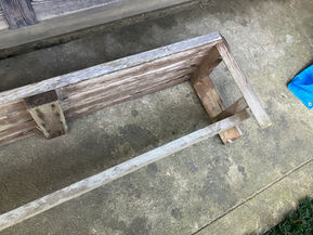 簡易「縁台」を作ろう（夏休み親子工作教室）