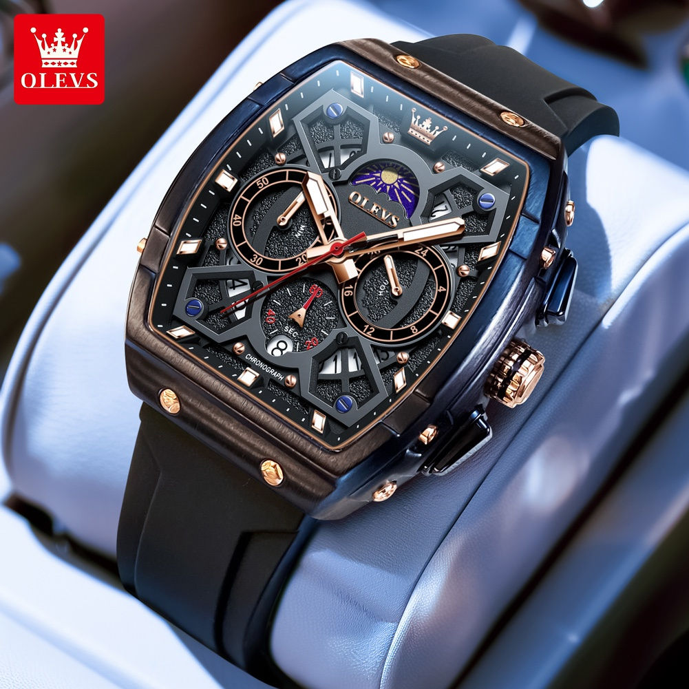 Original Olevs 2942 RM Chronograph Men Watch