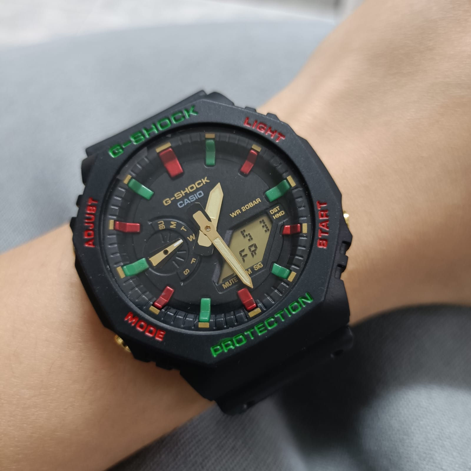 Casio G-Shock GA2110 Rasta
