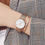 Thumbnail: Original Ladies Olevs Watch Bracelet Necklace Gift Set