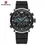 Thumbnail: Original Naviforce 6103 Black Rubber Analog Digital Men Watch