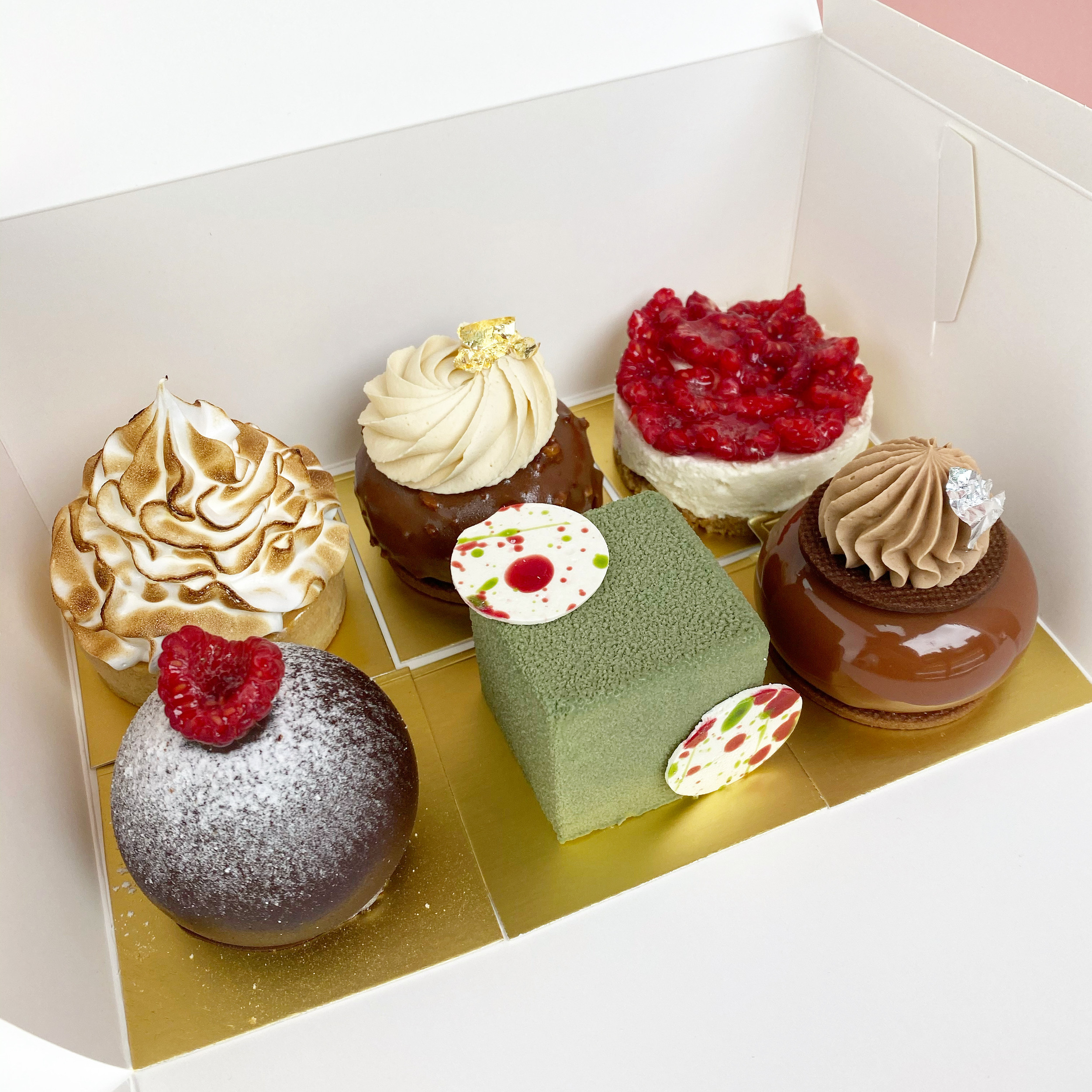 Cake Boxes in Glasgow Selection Boxes SugarFall Patisserie