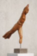 Amazone combattant (robinier, acier, granit) 115-25-81,