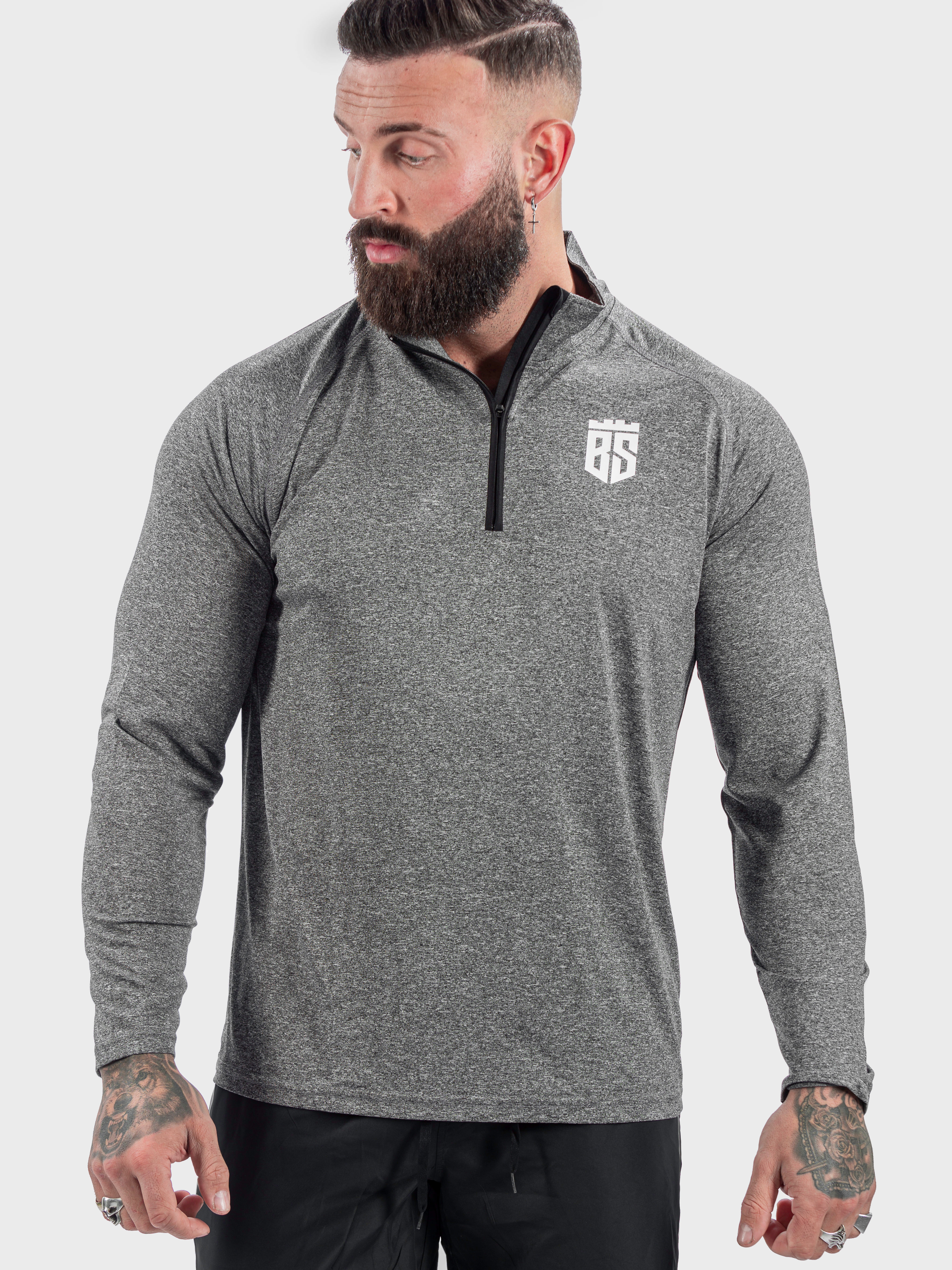 Grey 3/4 Zip
