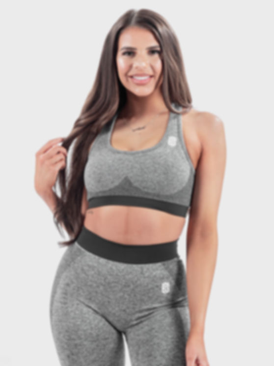 Grey Crop Top