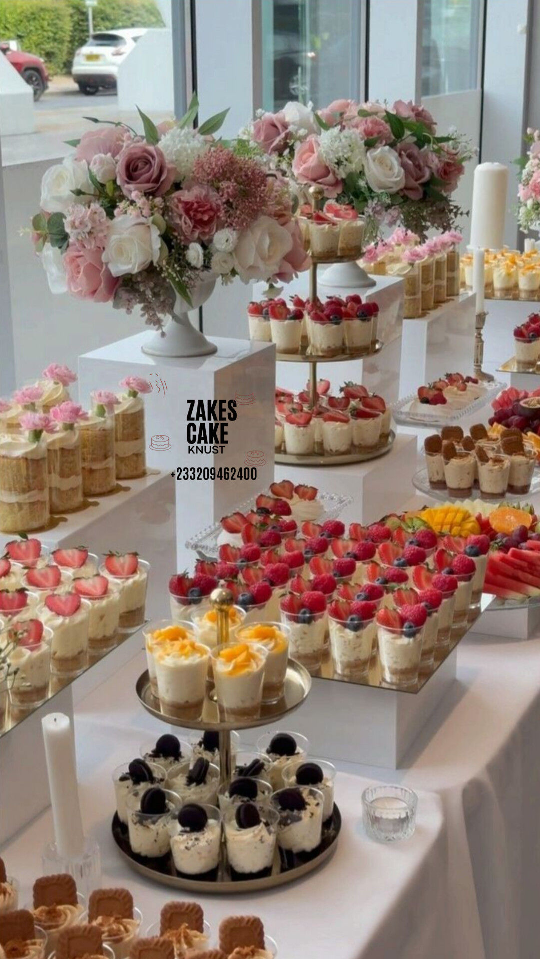 DESSERT TABLES  BEST CAKE SHOP IN KUMASI 