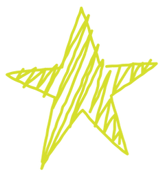 Lime green star
