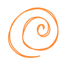 Orange swirl