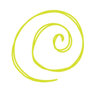 Lime green swirl
