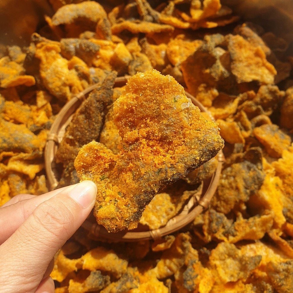 Hình thu nhỏ: Da Cá Trứng Muối hũ250g