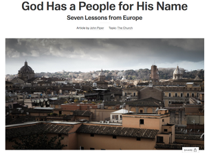 Spiritual Insight on Europe and Italy