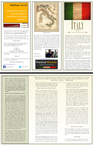 NEW Italy Brochure