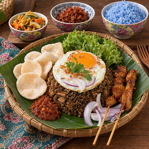 Ayam Buah Keluak Fried Rice