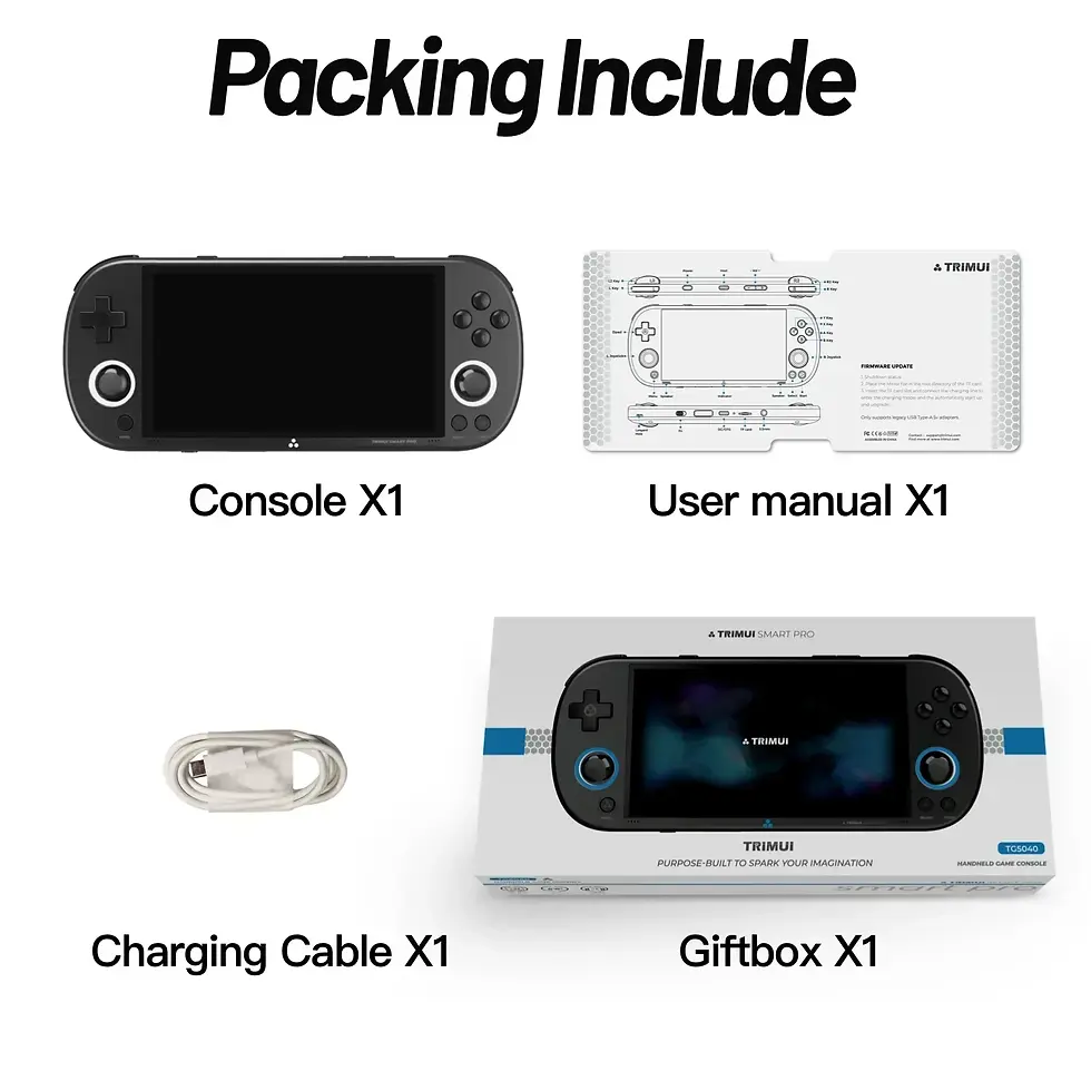 Miniatura: Trimui Smart Pro Handheld Game Console 4.96''IPS Screen Linux System Joystick RG