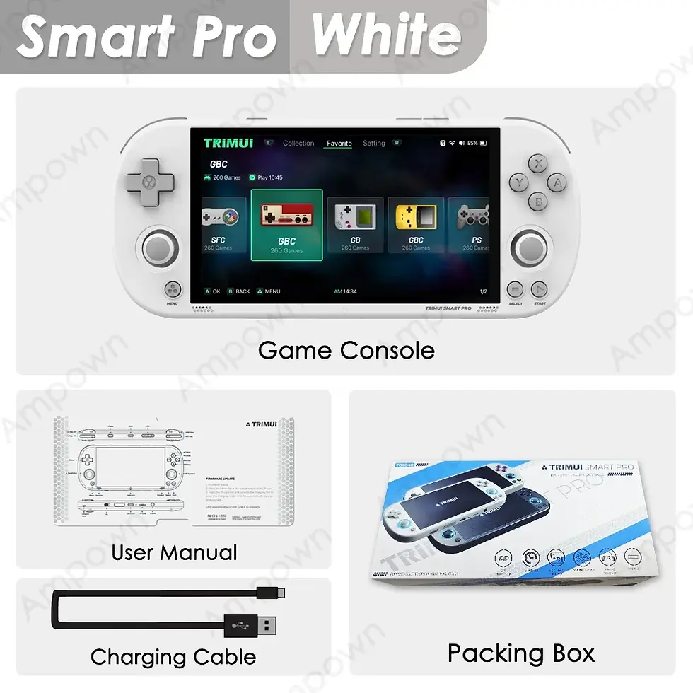 Miniatura: Trimui Smart Pro Handheld Game Console 4.96''IPS Screen Linux System Joystick RG
