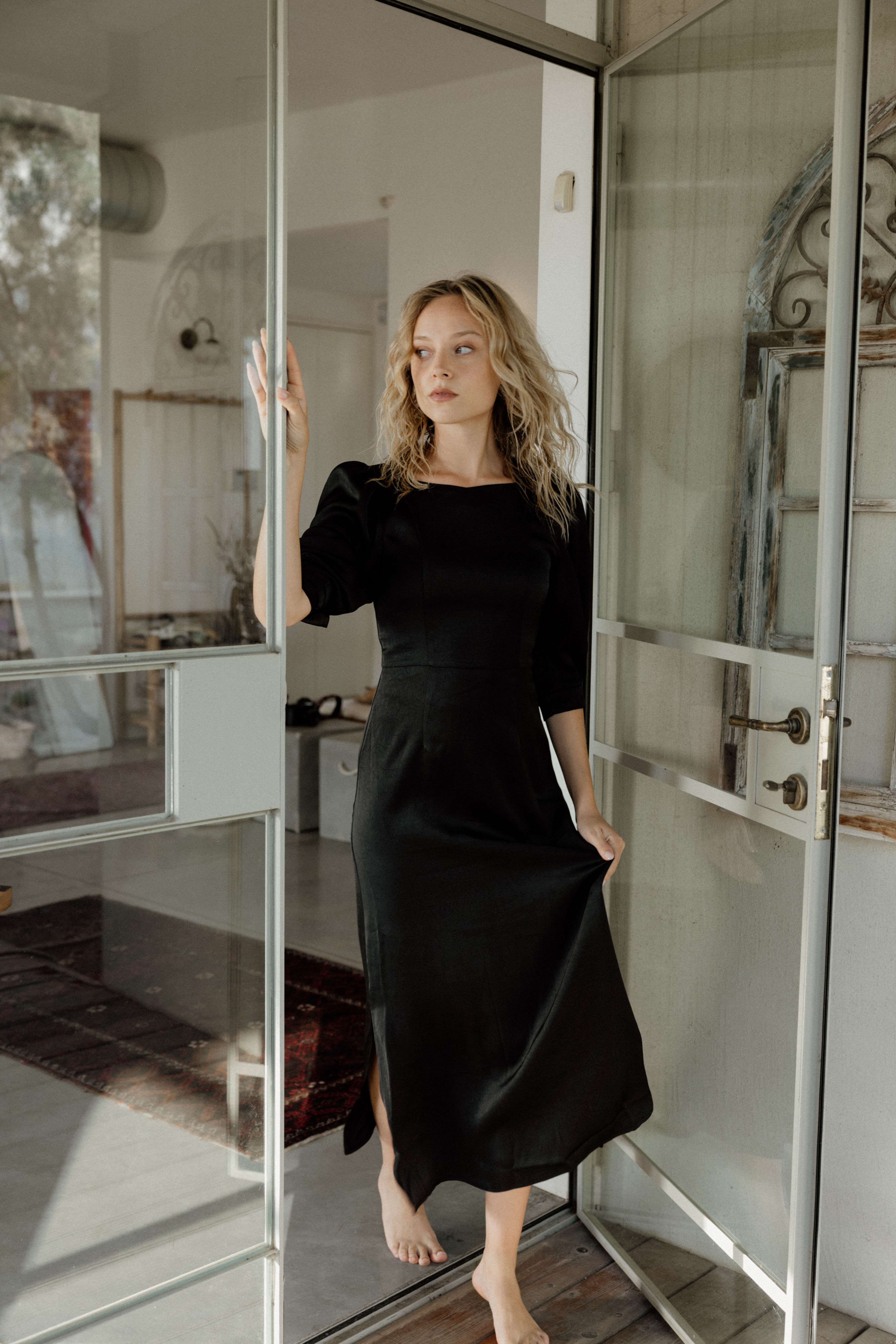 שמלת מוריה | שחור