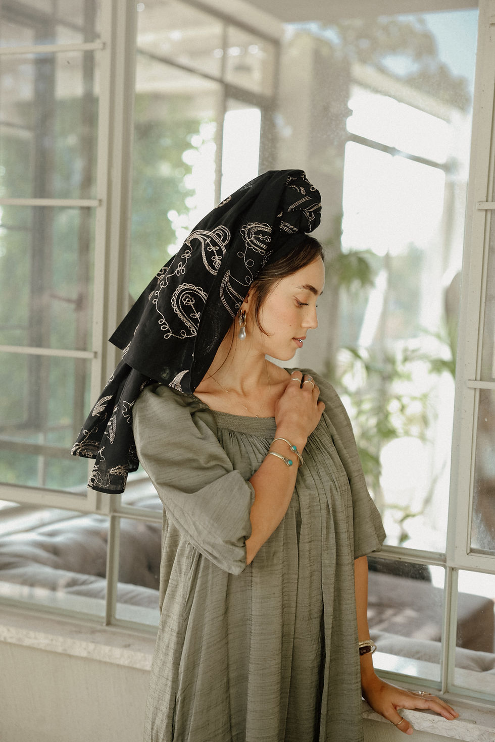 תמונה ממוזערת: מטפחת CLARAR שחורה