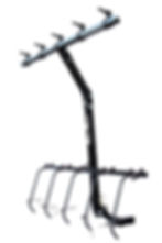 RealRack vertical 5 bike rack