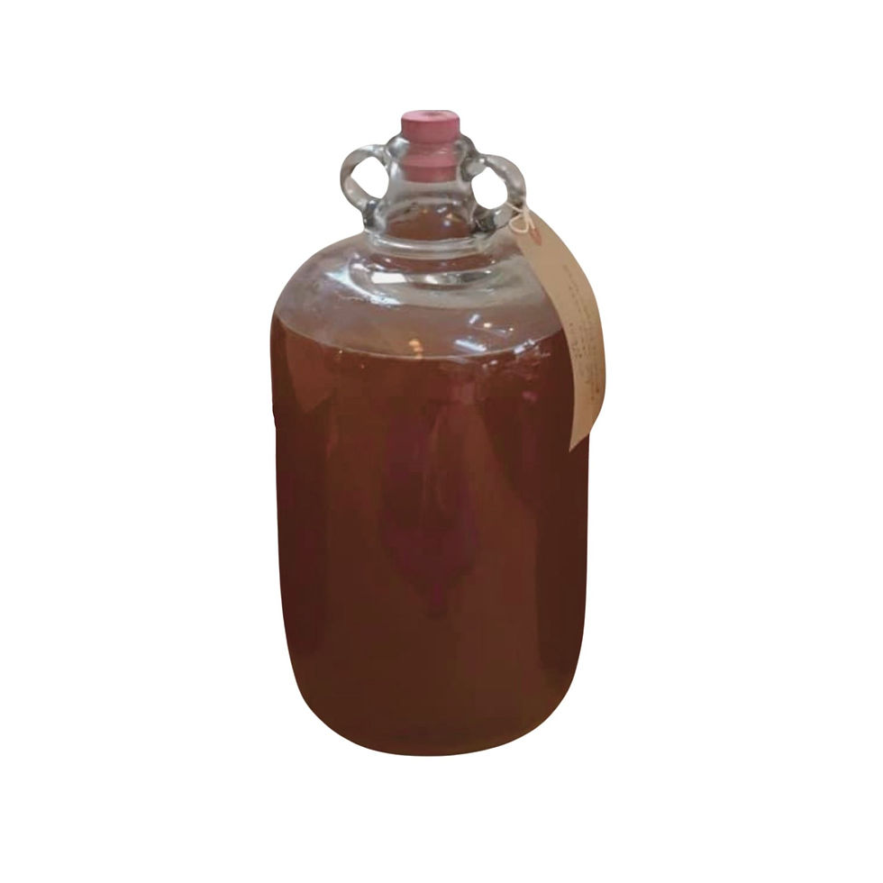 A demijohn of Homemade Blaand