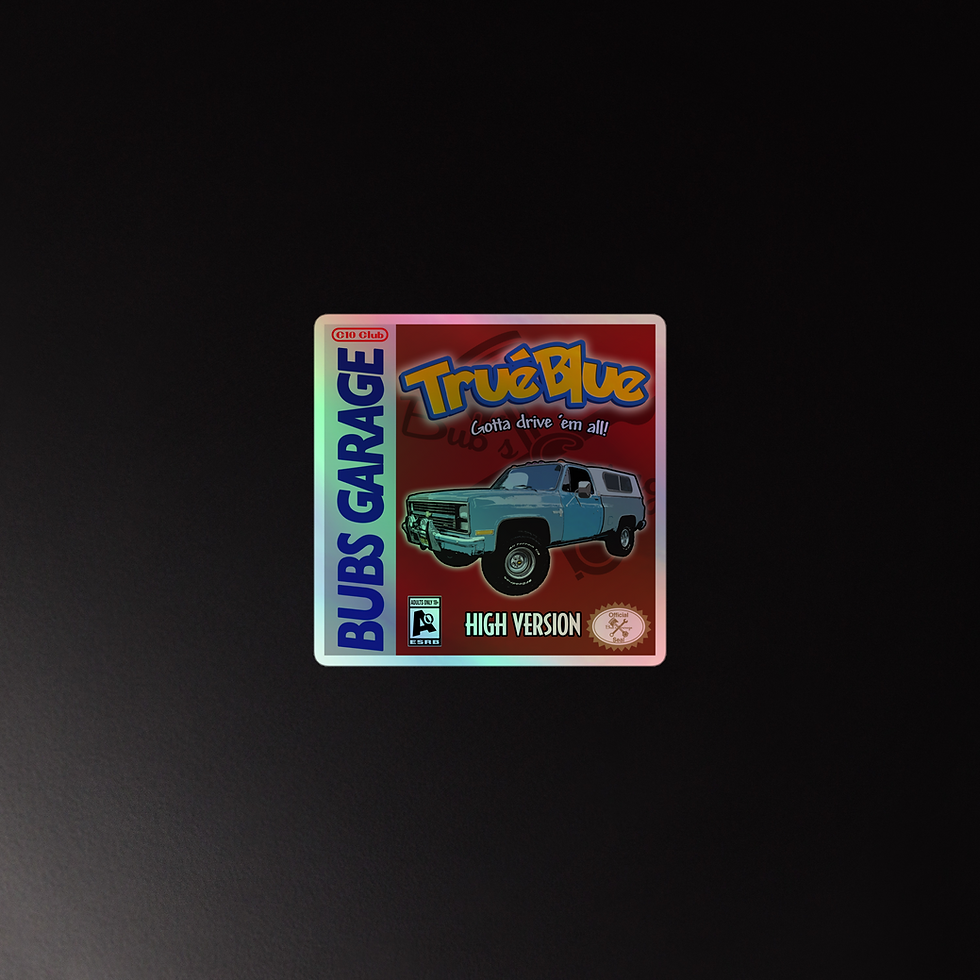 Thumbnail: True Blue High Version Sticker