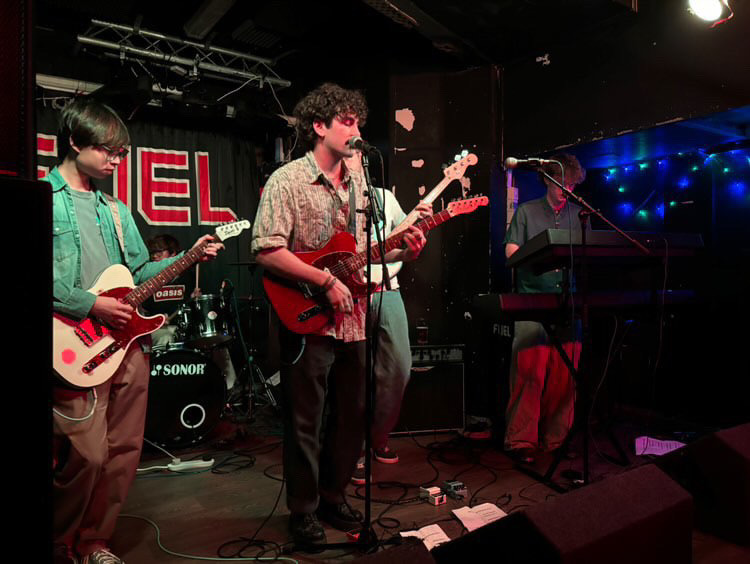 Live gig night with Trainspotters in Cardiff. 2024. Image: Trainspotters