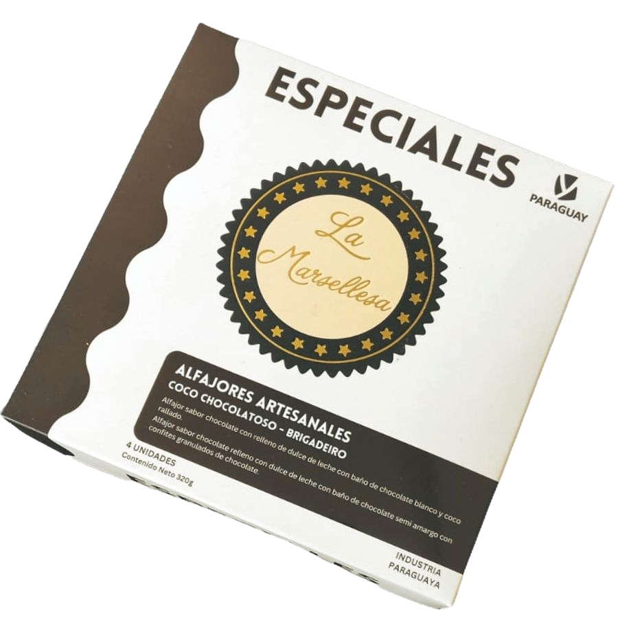 Alfajores Especiales caja x4 unidades.