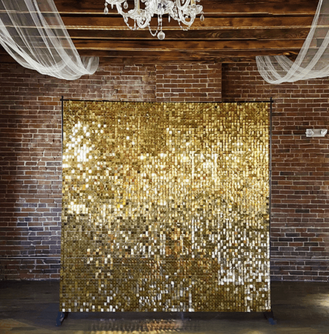 Gold Shimmer Wall