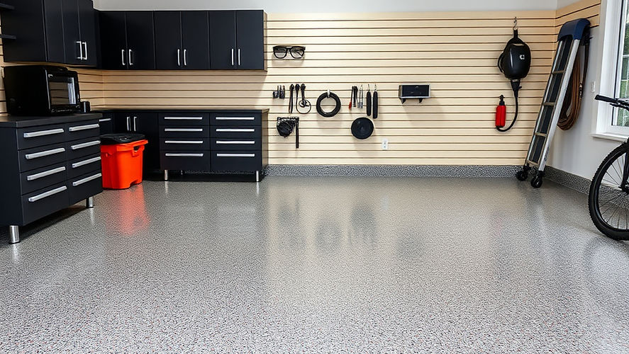 Polyaspartic garage floor coating