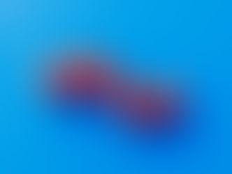 The word panic with a blue background