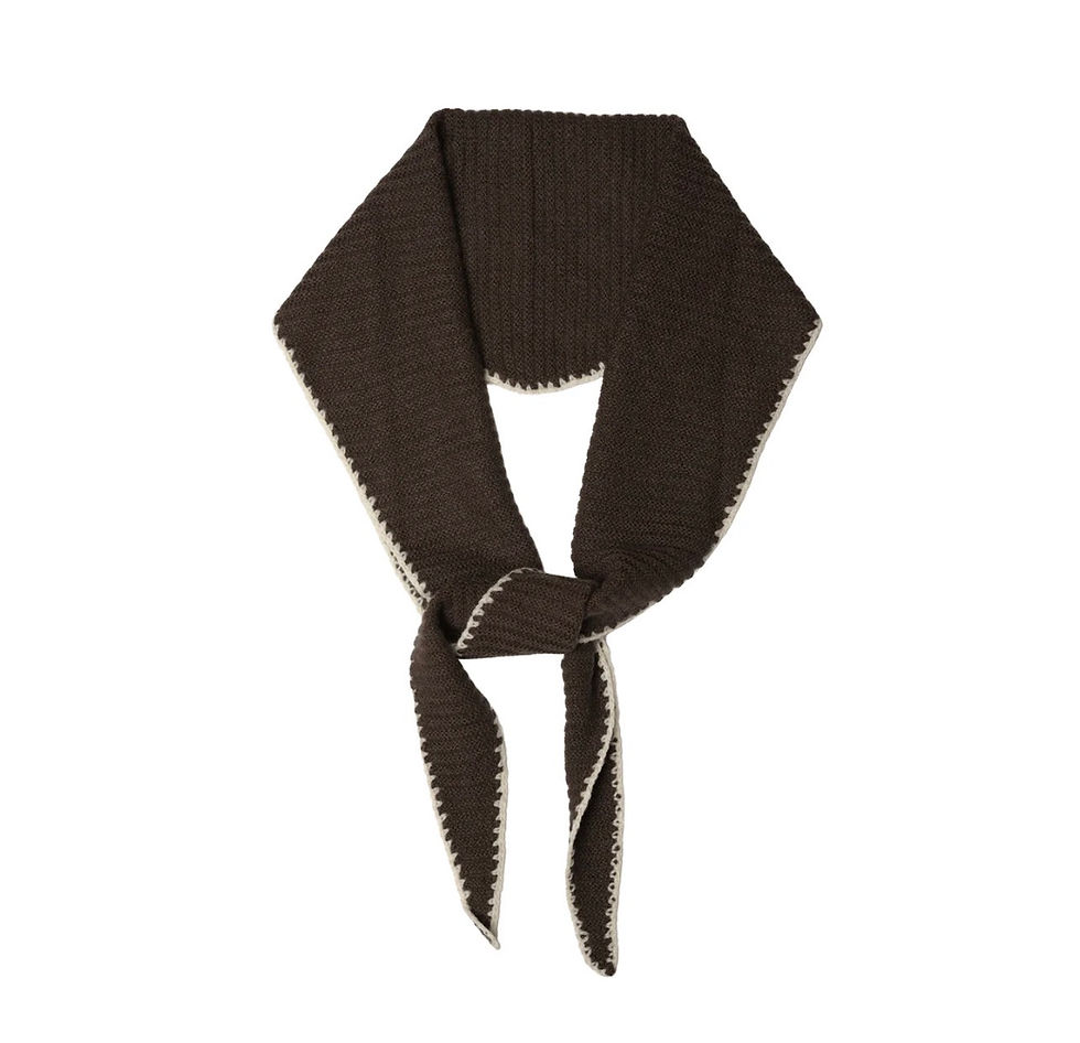 Thumbnail: Somerville cashmere diamond skinny scarf