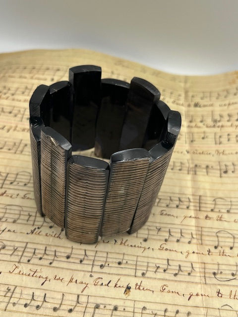 Thumbnail: Organic elasticated cuff bracelet