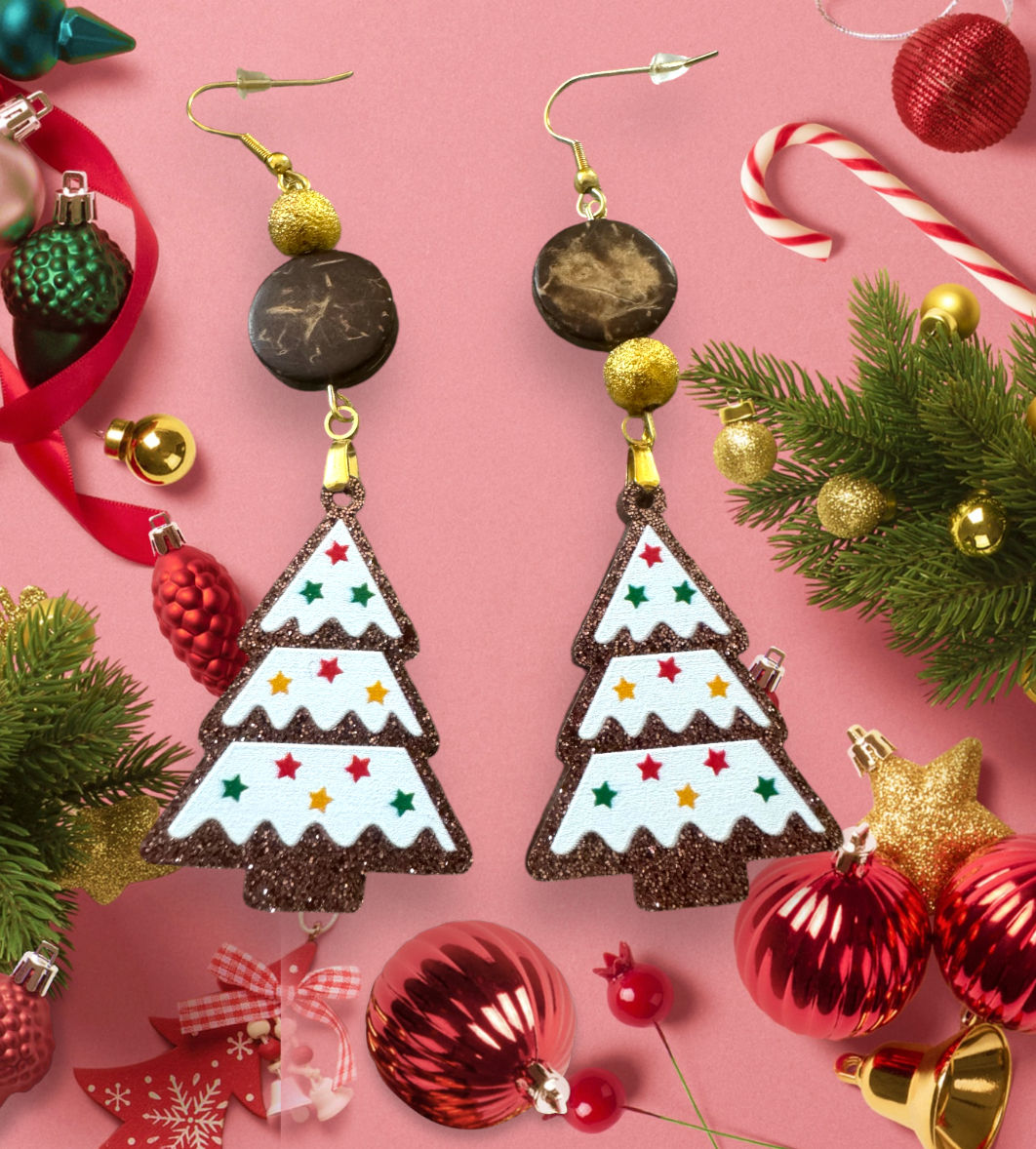 Christmas Cookie Earrings