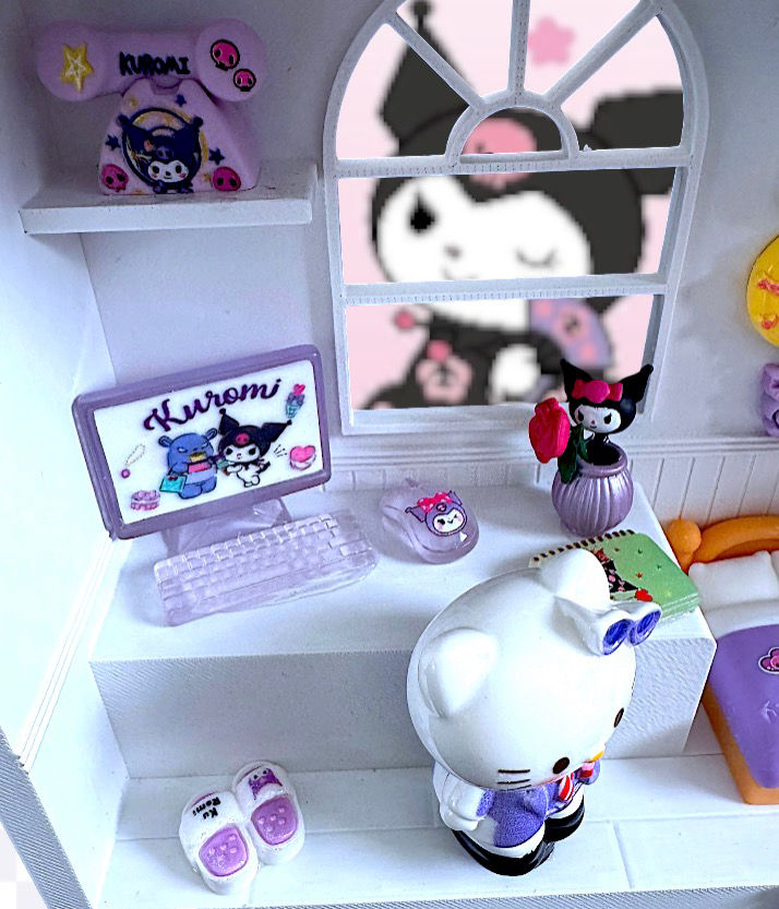 Thumbnail: Kuromi Bedroom Display 