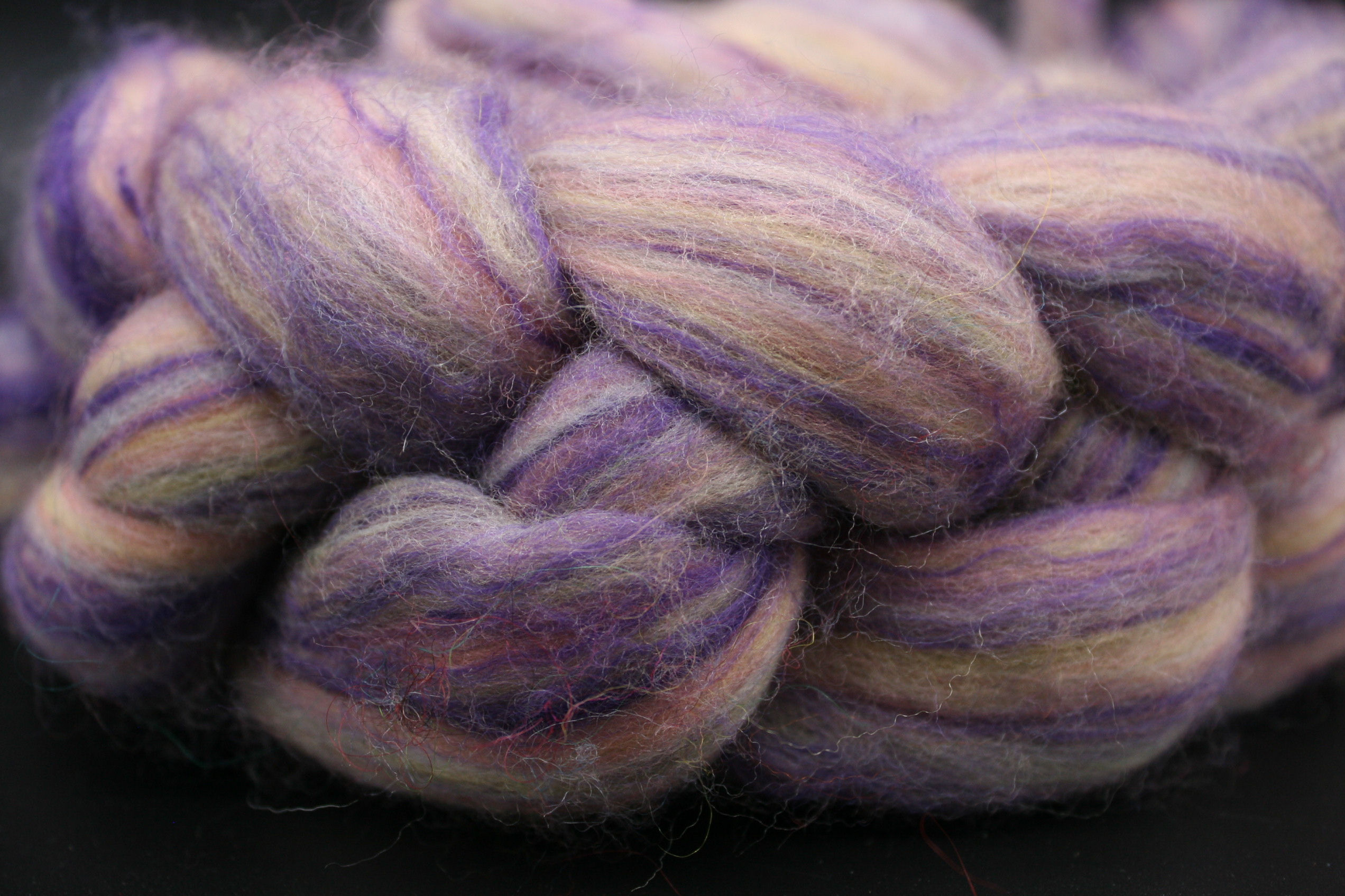 Lavender Field Merino/Bamboo Top Roving