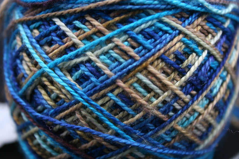 Thumbnail: Beach Mulberry Silk 2 Ply Sock Weight Yarn