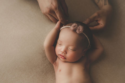 Neugeborene Baby Fotoshooting München