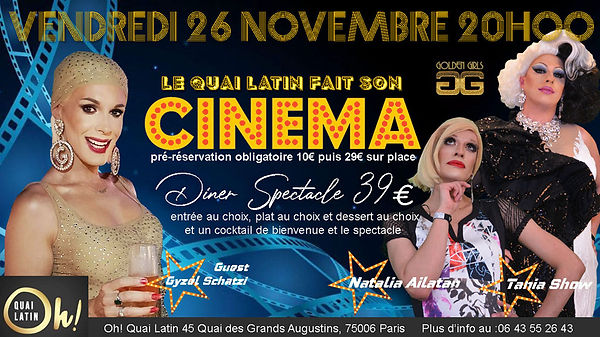 26 NOVEMBRE 2021 Diner Spetacle