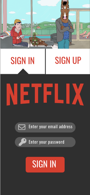 Sign In/Sign Up Screen
