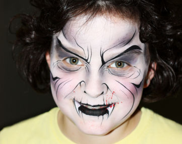 Vampire Face Painting