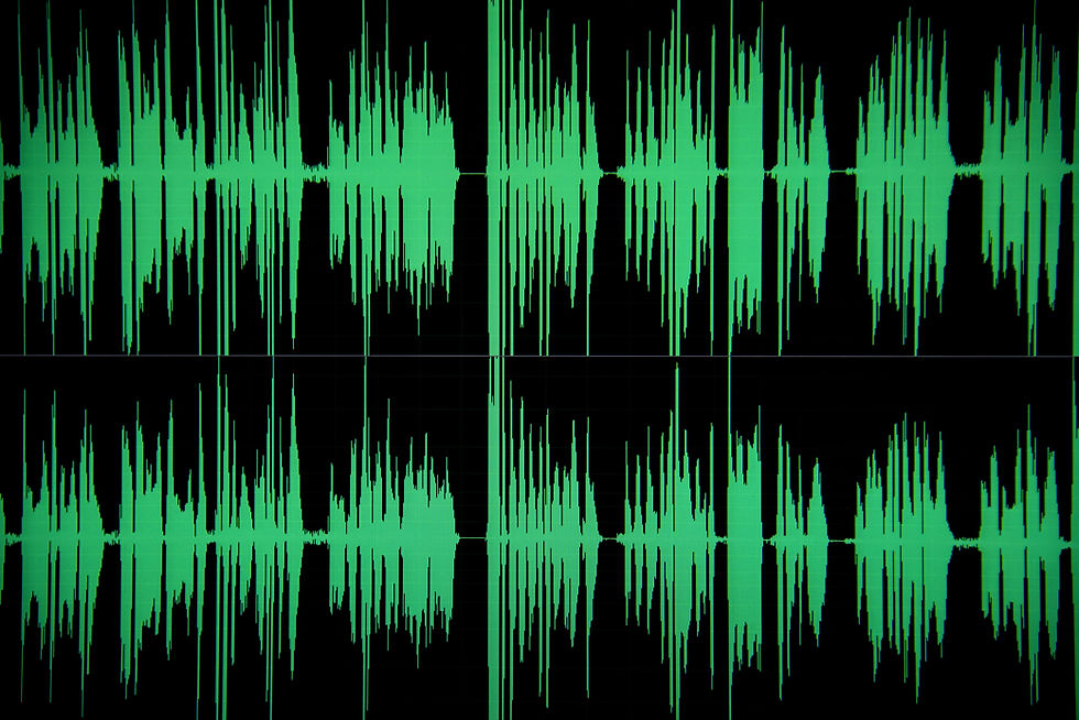Audio-Wellenformanzeige