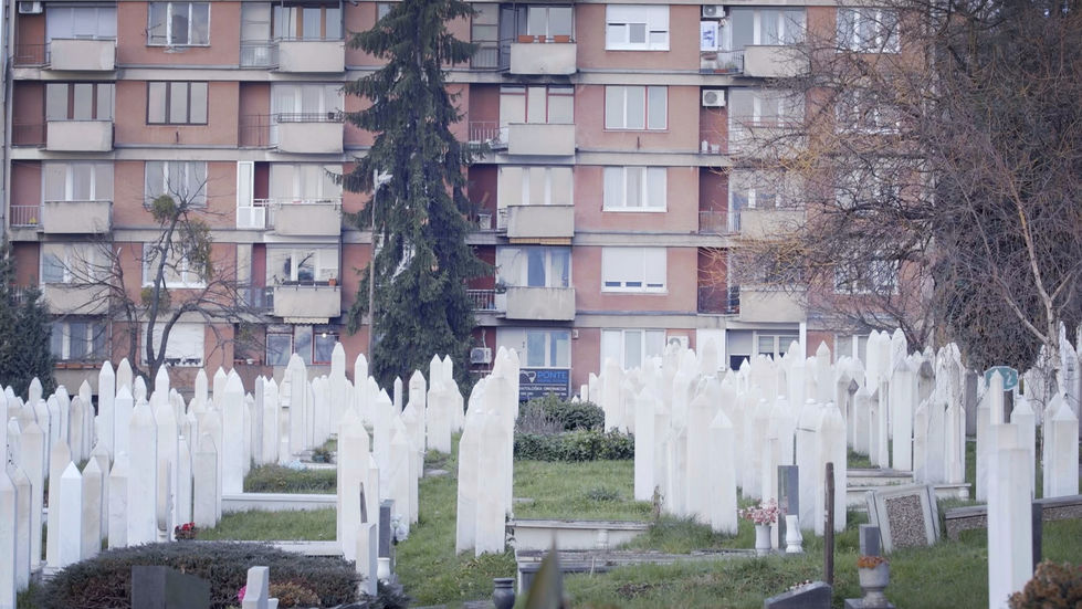 Friedhof in einem Park - Sarajevo
