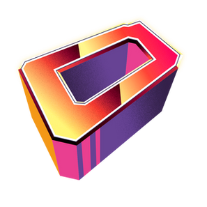Outrun Icon Sunset Chrome